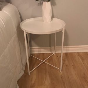 White side table